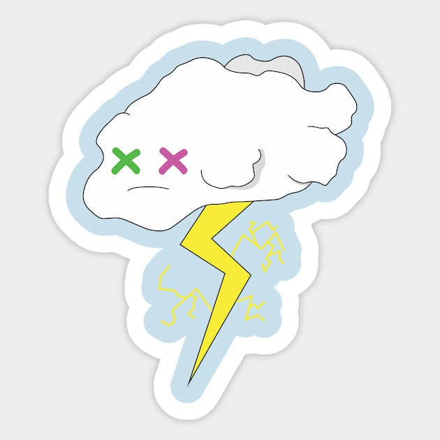 cloud x_x Ver. 2 Sticker by zero three